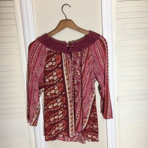 Lucky brand crochet top
